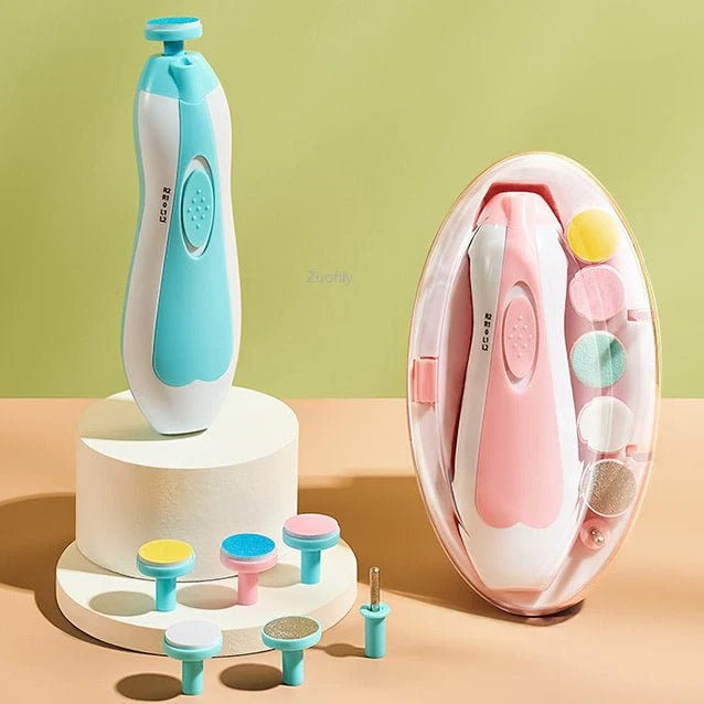 Baby Electric Nail Trimmer Set – Safe & Gentle Nail File Kit for Newborns, Infants & Toddlers