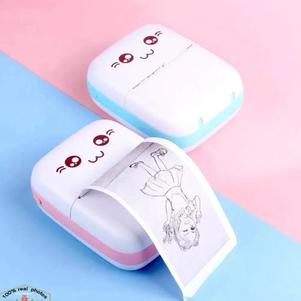 Portable Mini Thermal Printer – Wireless Bluetooth Pocket Printer for Photos, Labels, Notes & Documents