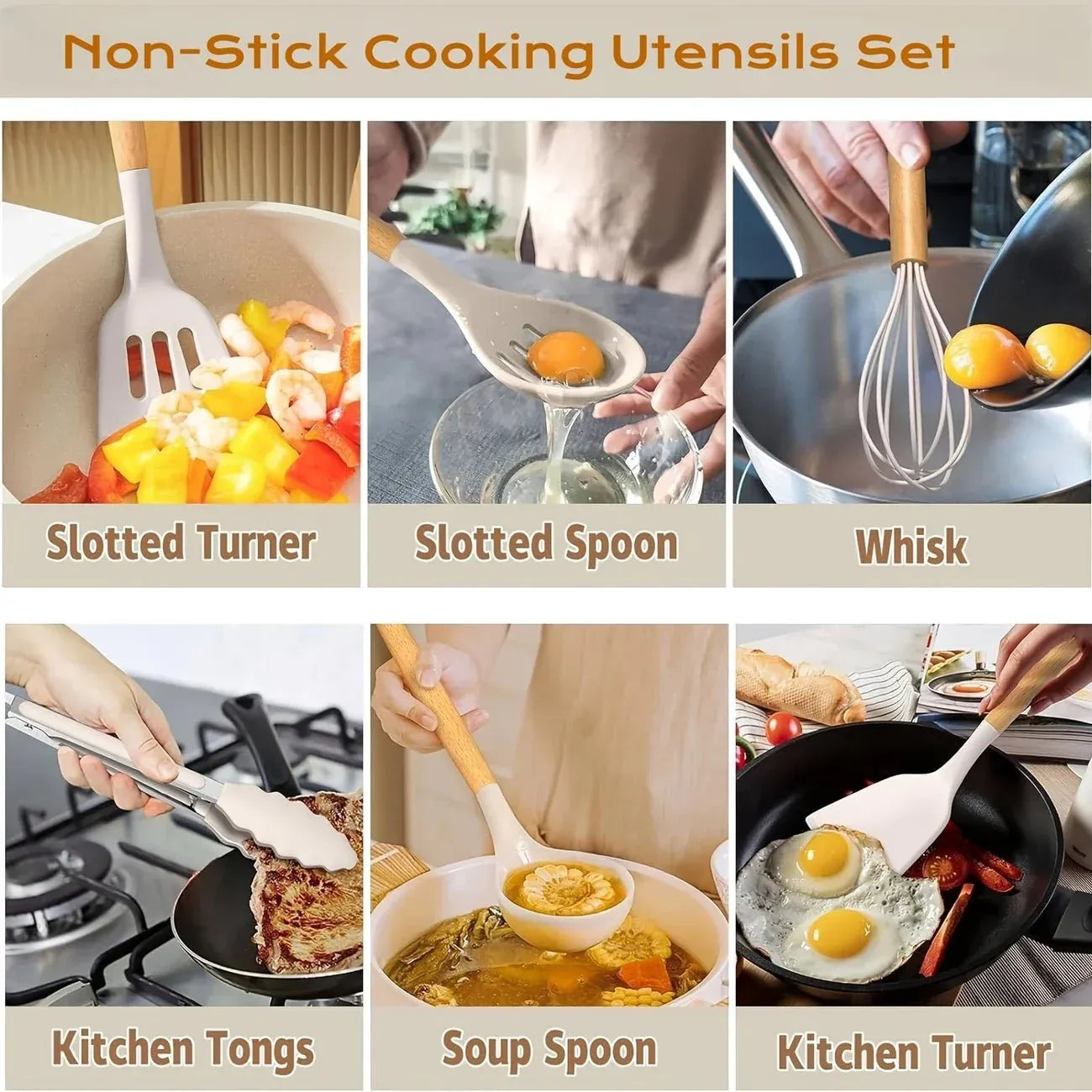Kenaidi - Silicone Kitchen Set
