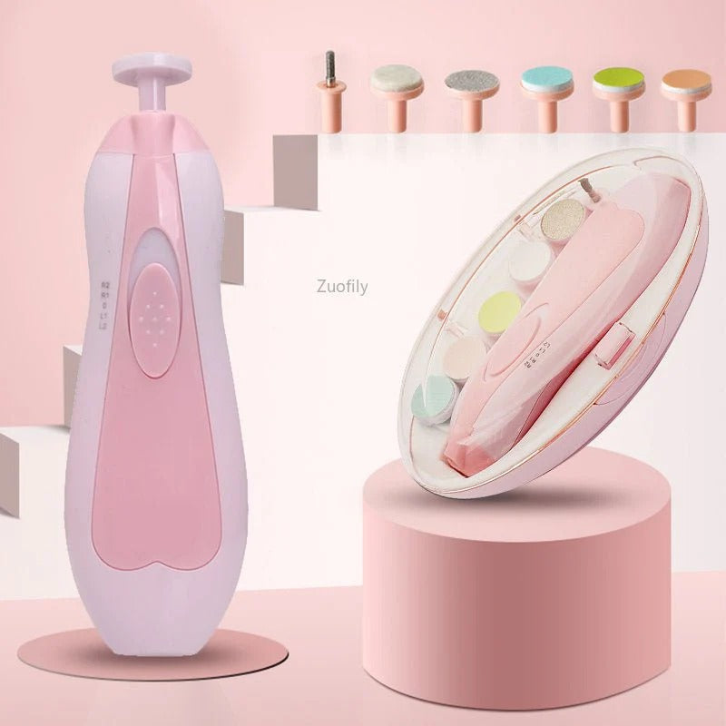 Baby Electric Nail Trimmer Set – Safe & Gentle Nail File Kit for Newborns, Infants & Toddlers