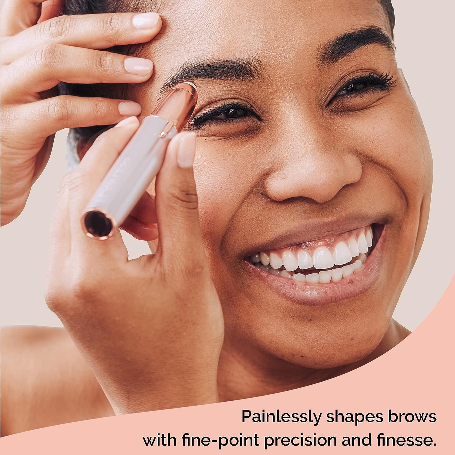 Flawless Brows Electric Eyebrow Hair Remover for Women with LED Light – Precision Facial Hair Trimmer